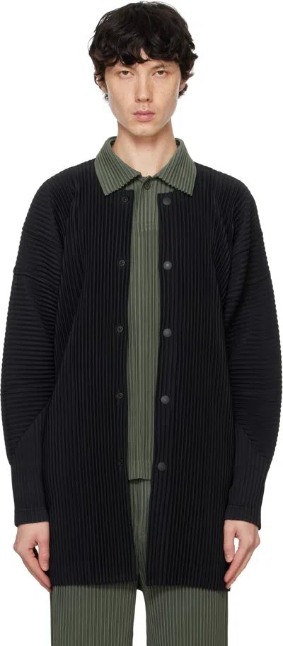 Issey Miyake Black Monthly Color October Shirt In 15-black