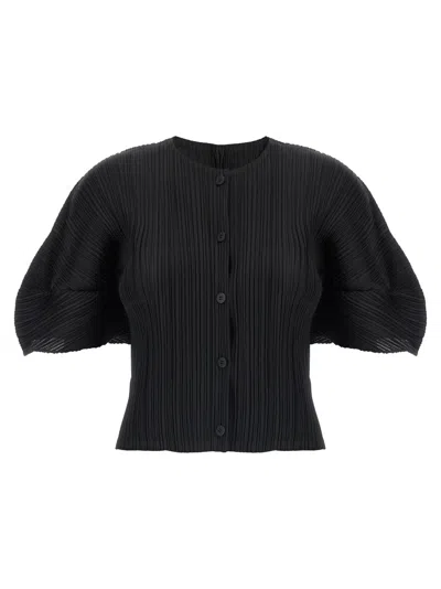 Issey Miyake Black Monthly Colors April Cardigan