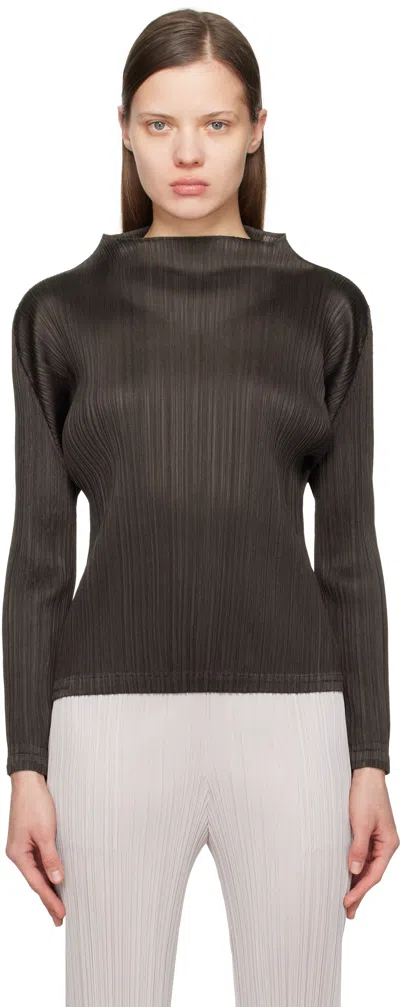 Issey Miyake Black Monthly Colors December Top In 48