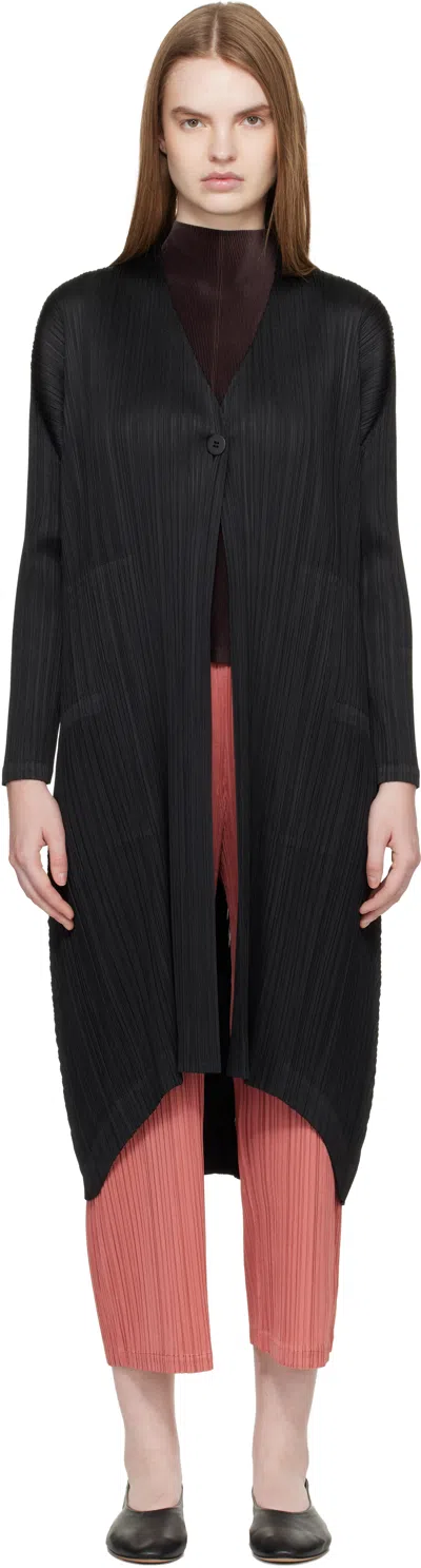 Issey Miyake Black Monthly Colors October Coat