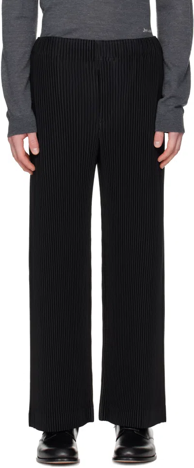 Issey Miyake Black Monthly Colors October Trousers