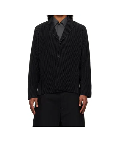 Issey Miyake Black Outer Mesh Blazer