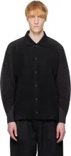 Issey Miyake Black Outer Mesh Jacket