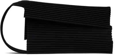 Issey Miyake Black Overlap Bag In 15-black