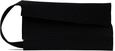 Issey Miyake Black Overlap Bag In 15-black