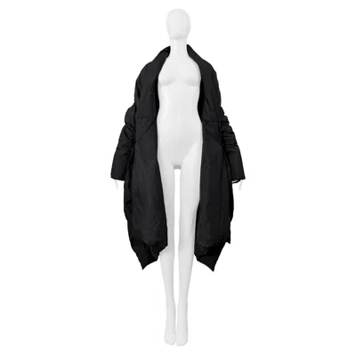 Pre-owned Issey Miyake Black Padded Puffer Cape Jacket 1999-2000
