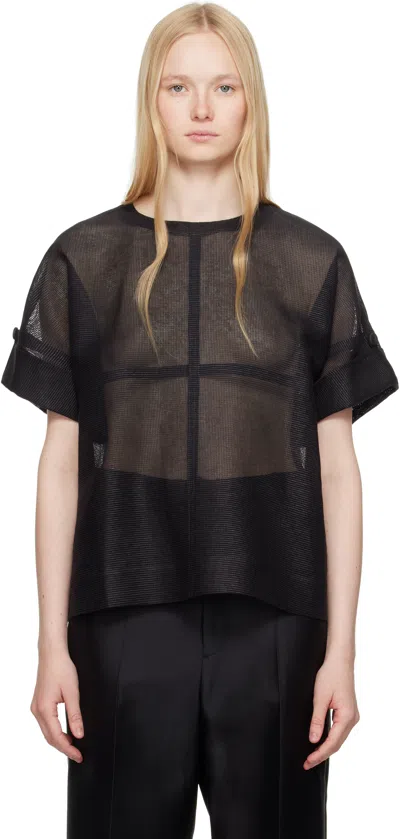 Issey Miyake Black Papyrus T-shirt