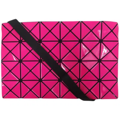 Pre-owned Issey Miyake Black Pink Pvc Polyester Shoulder Bag () In Multi