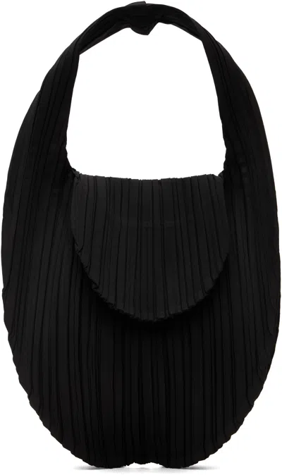 Issey Miyake Black Pleats Seeds Bag