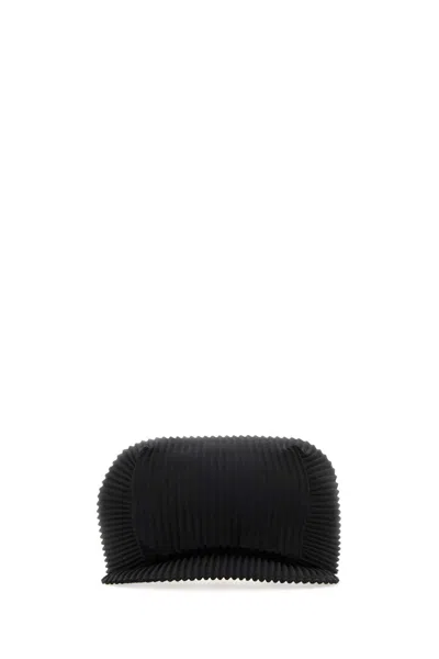 ISSEY MIYAKE BLACK POLYESTER BASEBALL CAP