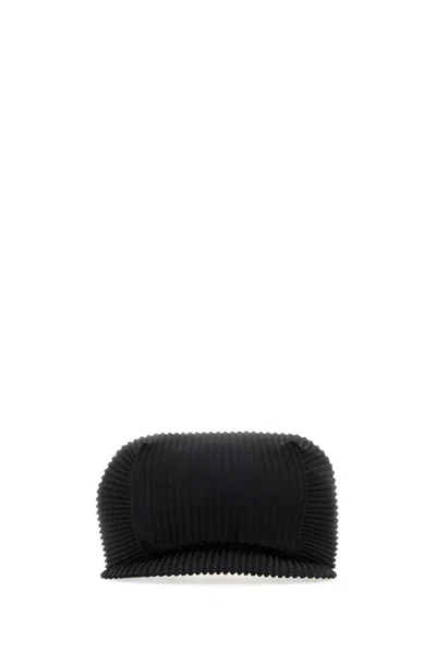 Issey Miyake Black Polyester Baseball Cap