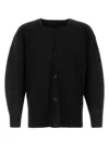 Issey Miyake Cardigan In Poliestere Nero Uomo