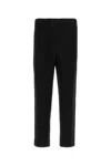 Issey Miyake Black Polyester Pant In Black