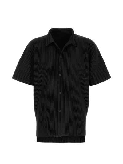 Issey Miyake Black Polyester Shirt