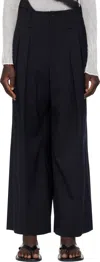 Issey Miyake Black Round Trousers