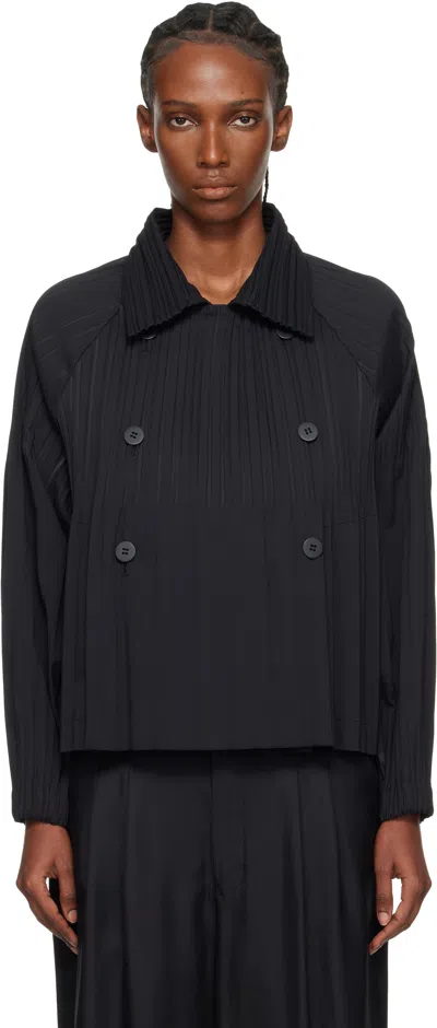 Issey Miyake Black Smooth Jacket