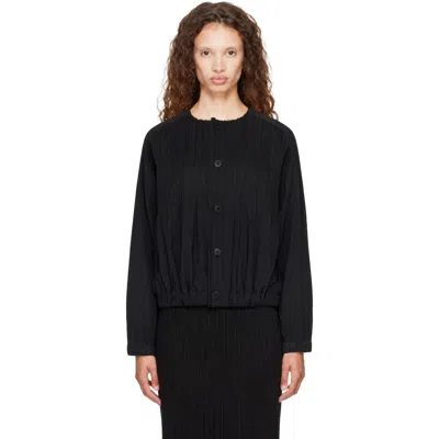 Issey Miyake Black Smooth Jacket In 15-black