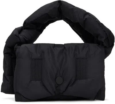 Issey Miyake Black Square Cushion Bag
