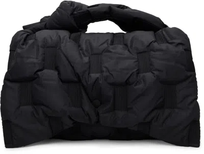 Issey Miyake Black Square Cushion Bag In 15 Black