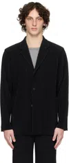 Issey Miyake Pleats Blazer In Black