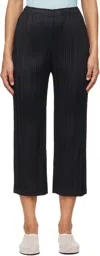 Issey Miyake Pleated Trouser In 15 Black