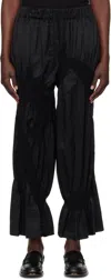 Issey Miyake Black Vigor Muted Trousers In 15 Black