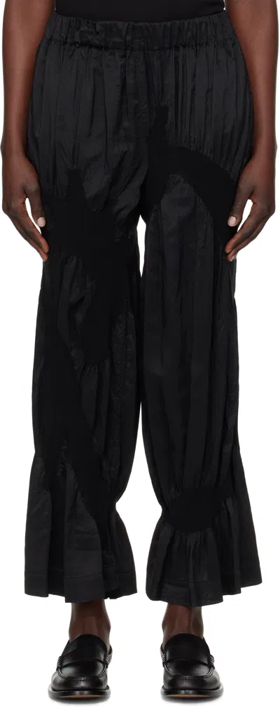 Issey Miyake Black Vigor Muted Trousers