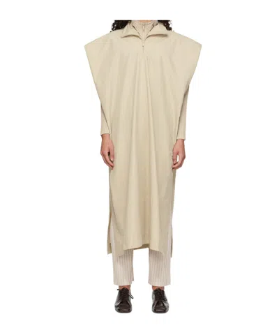 Issey Miyake Blank Long Shirt In Nude