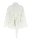 Issey Miyake White Hempen Jacket In White