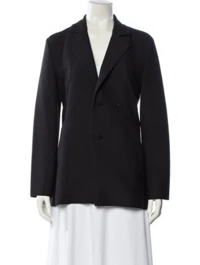 Pre-owned Issey Miyake Blazer In Black