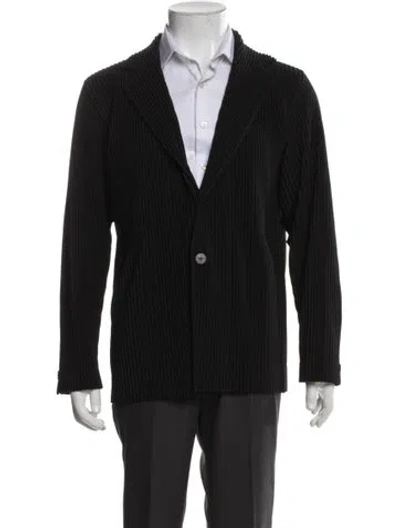 Pre-owned Issey Miyake Blazer In Black