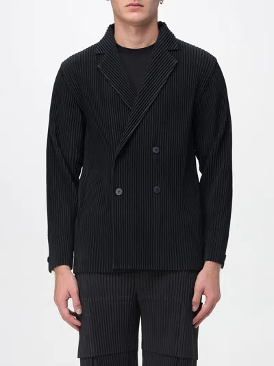 Issey Miyake Blazer Homme Plisse'  Men Color Black