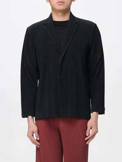 Issey Miyake Blazer Homme Plisse'  Men Color Black