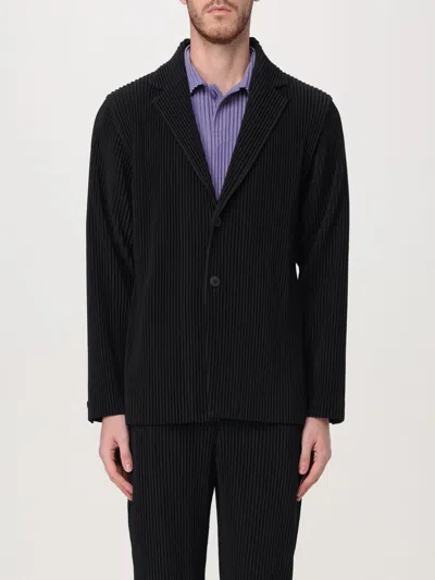 Issey Miyake Blazer Homme Plisse'  Men Color Black In Schwarz
