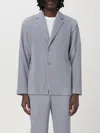 Issey Miyake Blazer Homme Plisse'  Men Color Grey In Grau