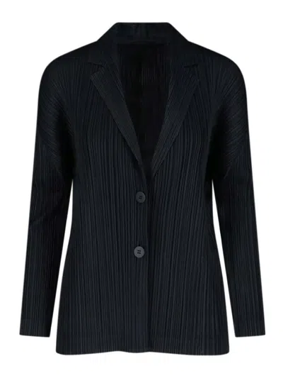 Issey Miyake Blazer Monopetto In Black