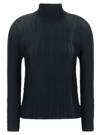 Issey Miyake Blouse In Blue