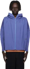 Issey Miyake Blue Cascade Jacket In Blue