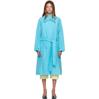 Issey Miyake Blue Correlation Coat