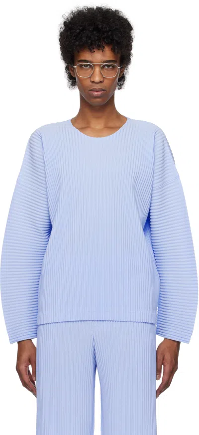 Issey Miyake Blue Monthly Color January T-shirt In 70-sky Blue