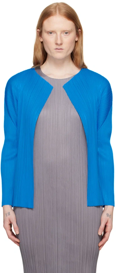 Issey Miyake Gray Monthly Colors August Cardigan In 11 Cool Gray