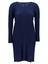 Issey Miyake Blue Monthly Colors February Tunic In Blue