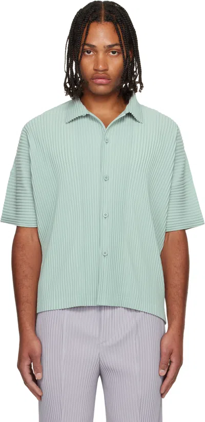 Issey Miyake Blue Monthly Colors July Shirt