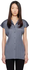 Issey Miyake Blue Monthly Colors May Shirt