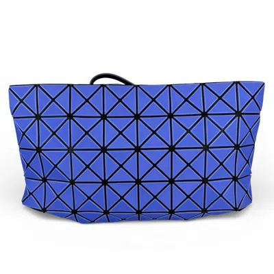 Pre-owned Issey Miyake Blue Polyester Nylon Elastane Brass Clutch Bag ()