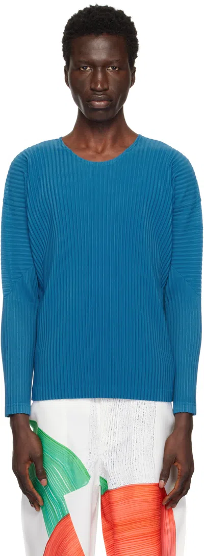 Issey Miyake Blue Ronan Bouroullec Edition Rb_color Palette 2 T-shirt In 72-blue