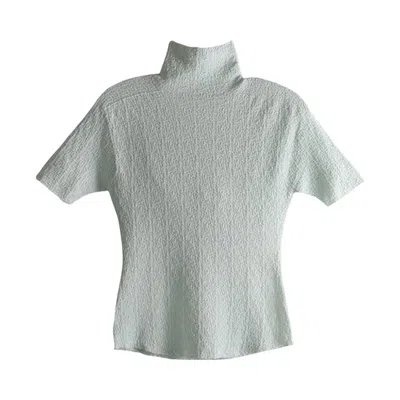 Pre-owned Issey Miyake Body Knit 'mint' | Tan | Women's Size 2 In Brown