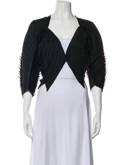 Pre-owned Issey Miyake Bolero In Black