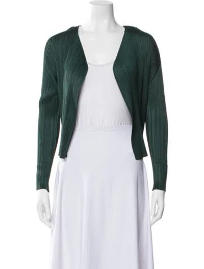 Pre-owned Issey Miyake Bolero W/ Tags In Green