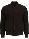 Issey Miyake Brown Kersey Pleats Bomber Jacket In Brown